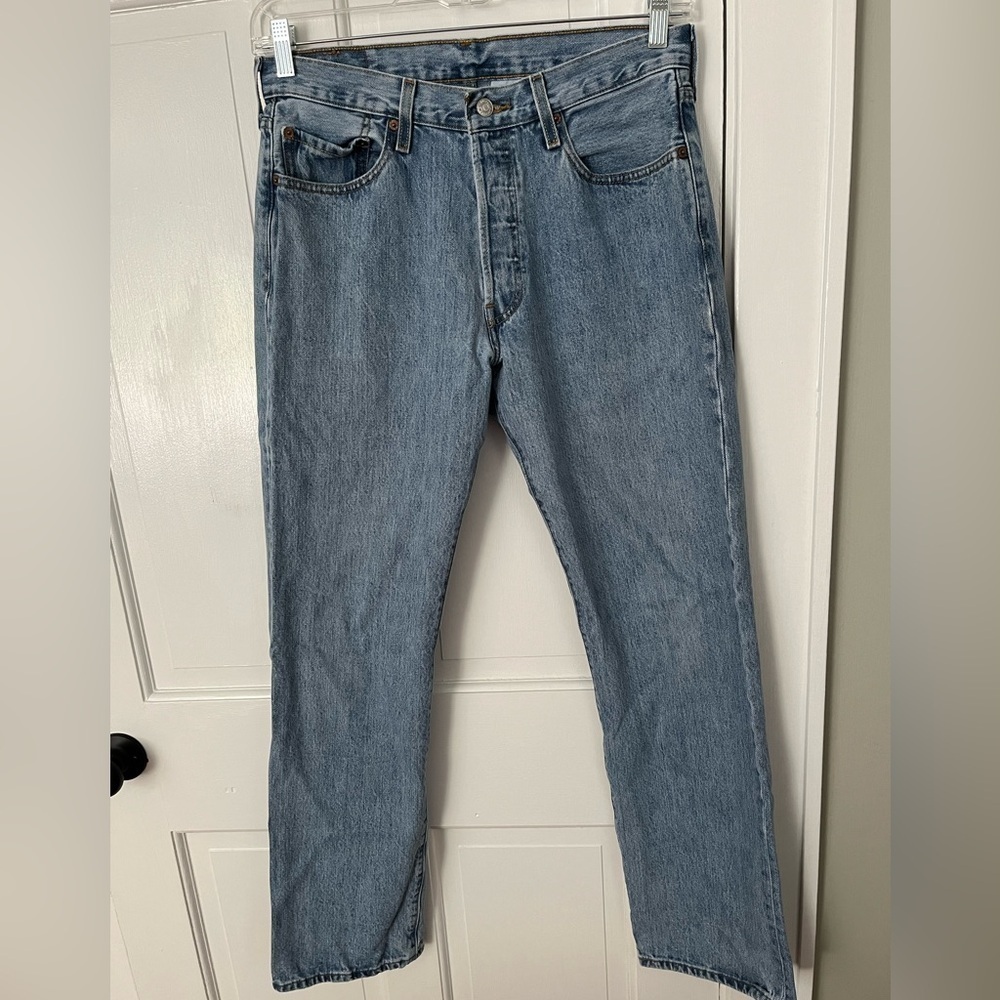 Levi's Men's Straight Jeans - Light Blue